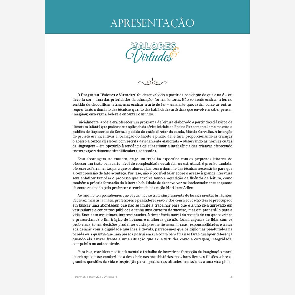 Estudo das Virtudes - Volume 1