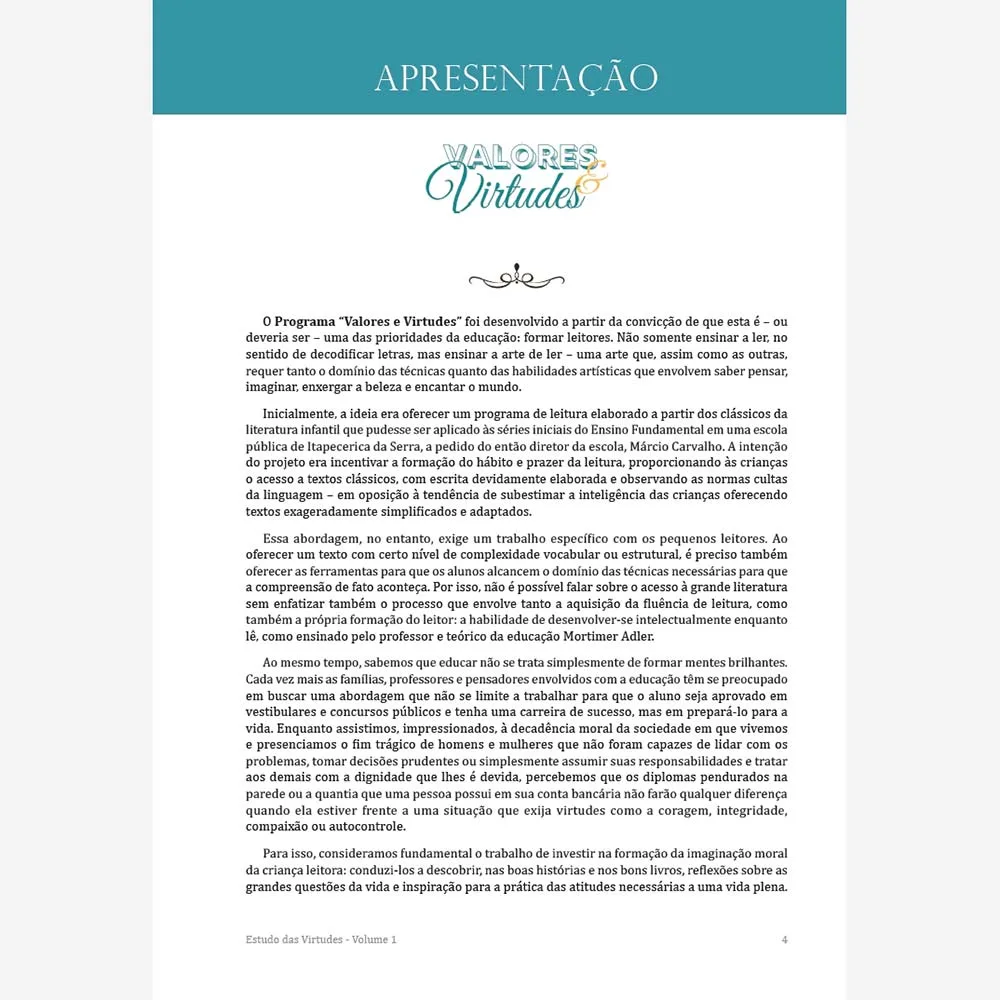 Estudo das Virtudes - Volume 1