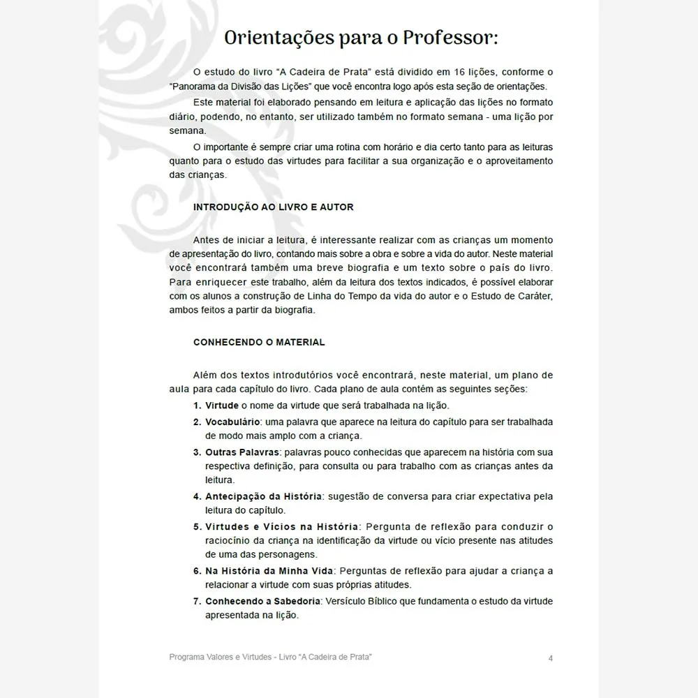 A Cadeira de Prata