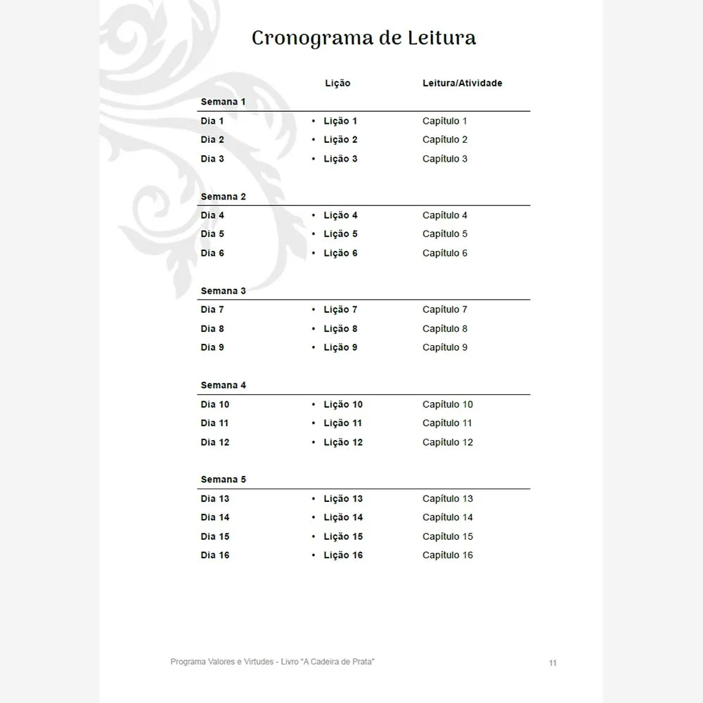 A Cadeira de Prata