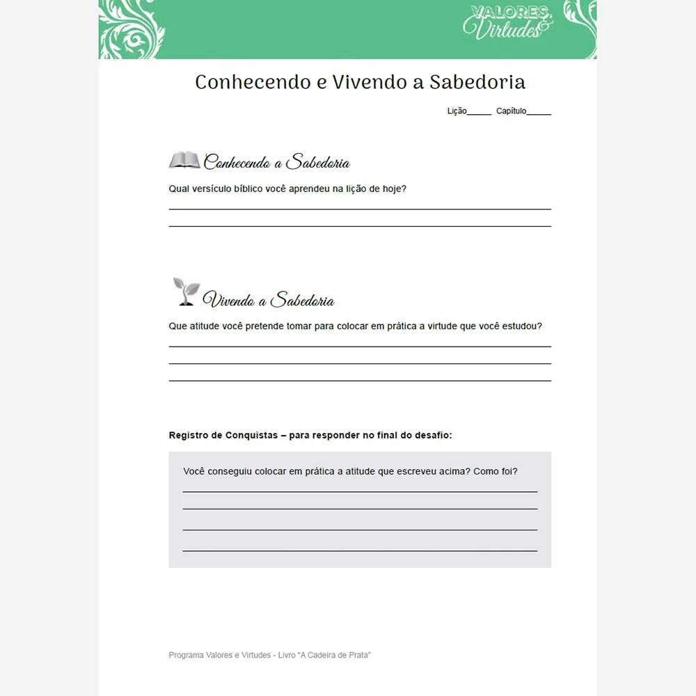 A Cadeira de Prata
