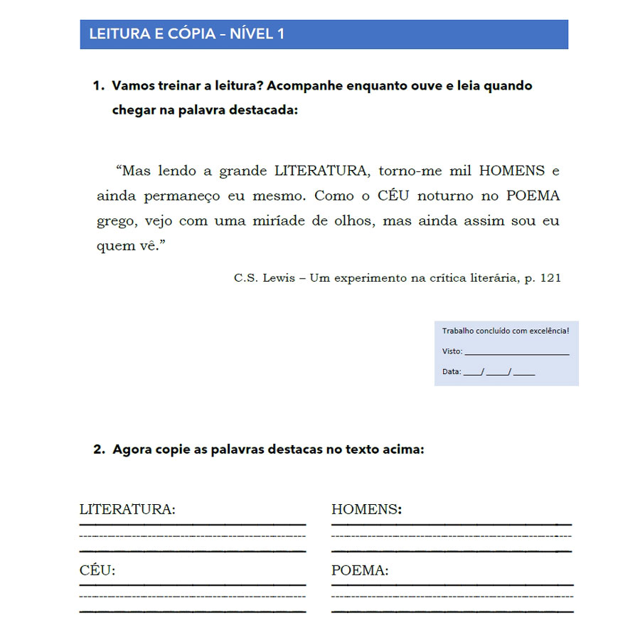 Práticas de Linguagem - As Crônicas de Nárnia