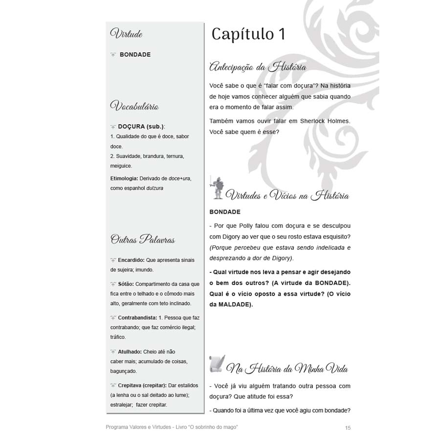 Programa Curricular - As Crônicas Nárnia