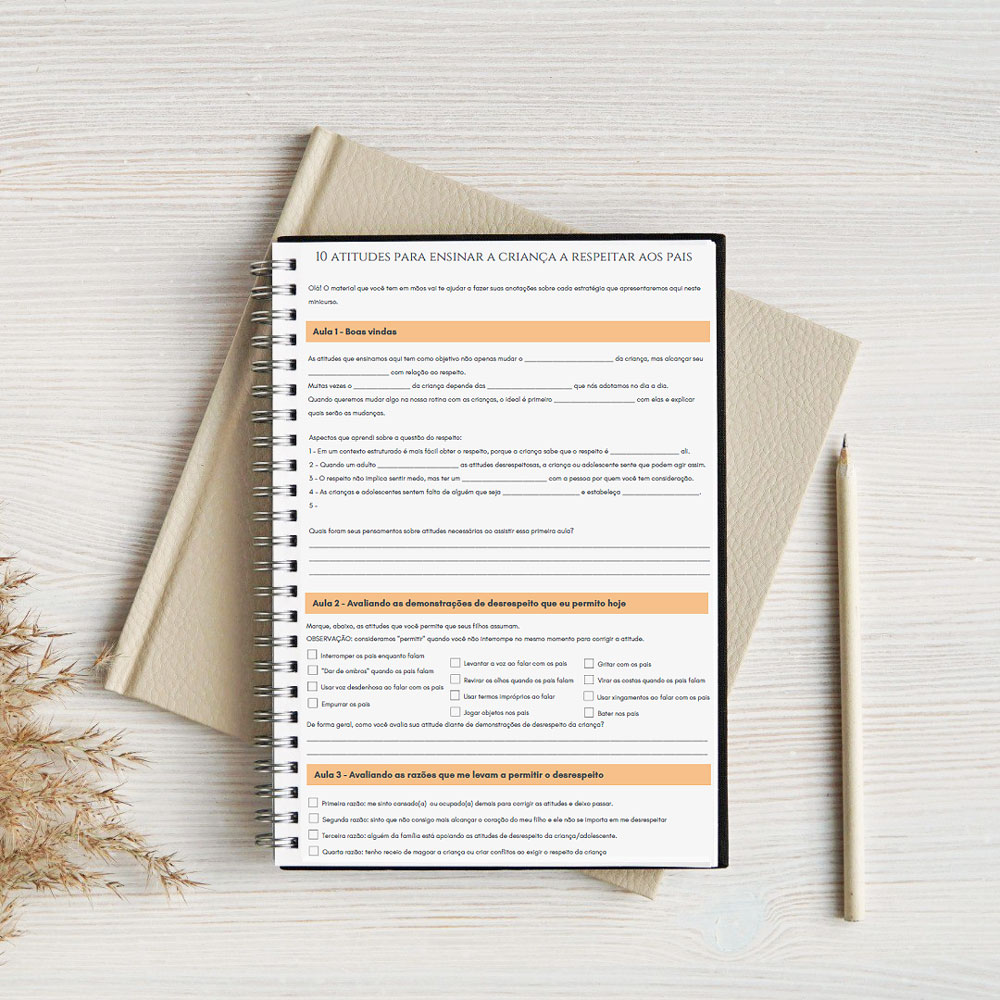 Curso: Como ensinar a criança a respeitar os pais